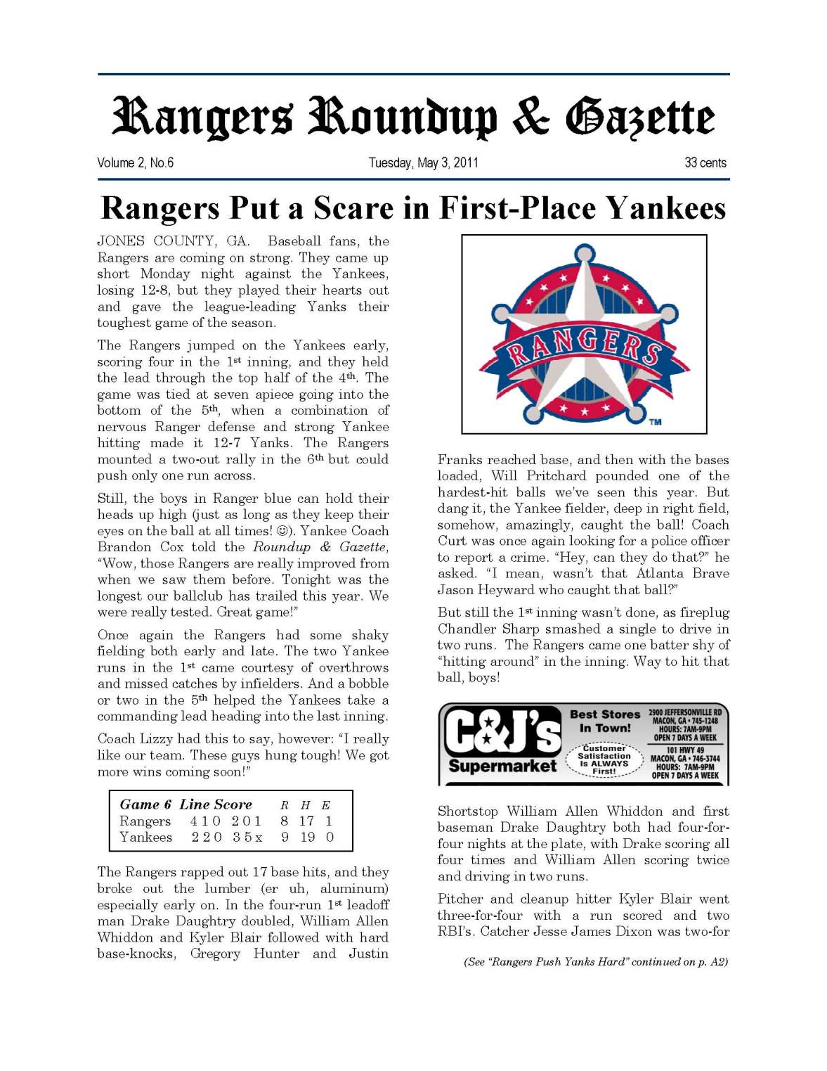 Game 6 page 1